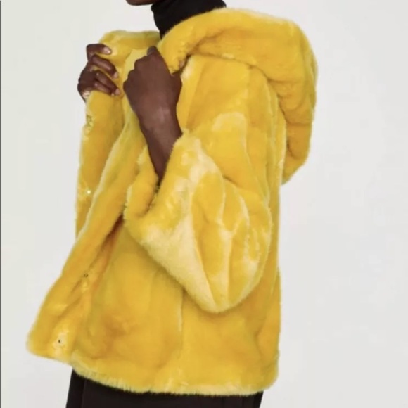 LAST size M NWT ZARA THREE-QUARTER-LENGTH COAT WITH HOOD - Picture 8 of 12